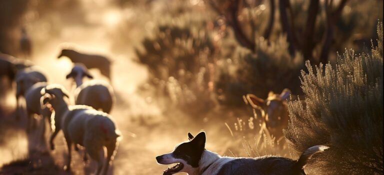 Australische honden zijn vol energie