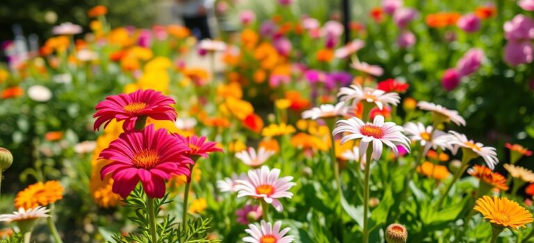 Kleurrijke bloemen kiezen en verzorgen voor een bloeiende tuin